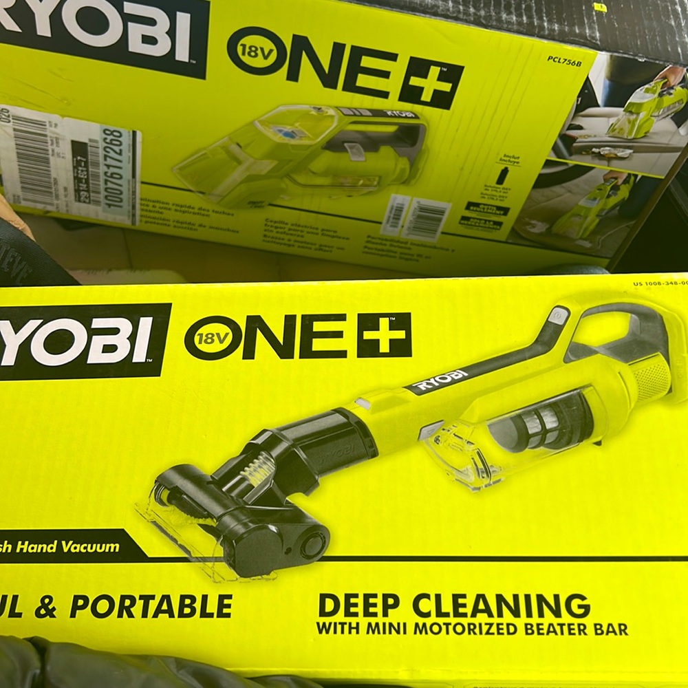 Ryobi power brush hand vacuum